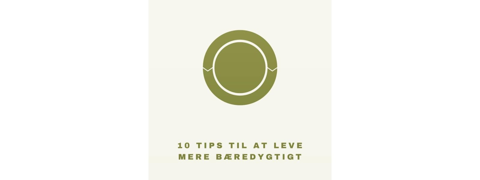 10 tips til at leve mere bredygtigt🌿